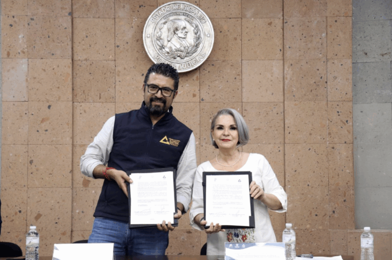 Poder Judicial  y Canaco Servytur Pachuca firman convenio